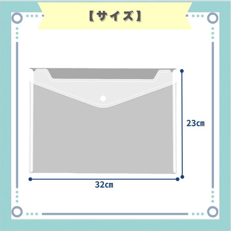 ideastore Envelopes Clear File A4 Size Holds Up to 120