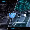 Twinkle Starlight Headliner Kit, 500pcs 0.03in/9.8ft, 16W LED Star Ceiling
