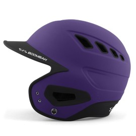 Boombah DEFCON Batting Helmet Purple/Black NOSCAE - Size Senior 7" - 7 3/4"