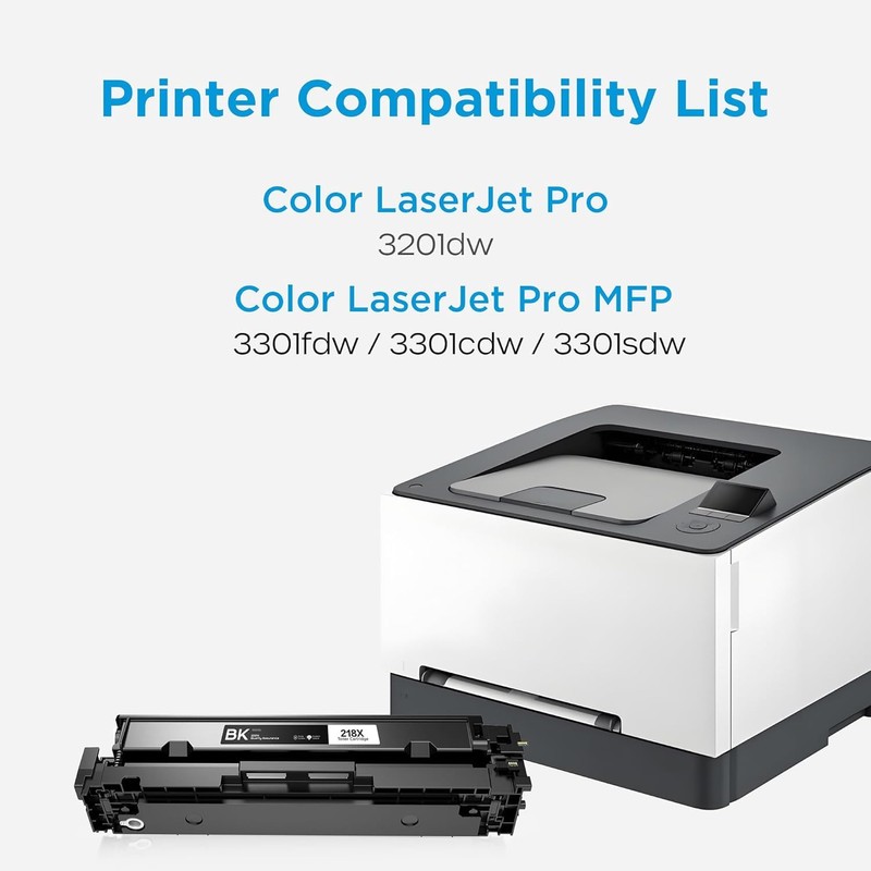 Timink 218X W2180X Toner Cartridges 4 Pack for Color LaserJet