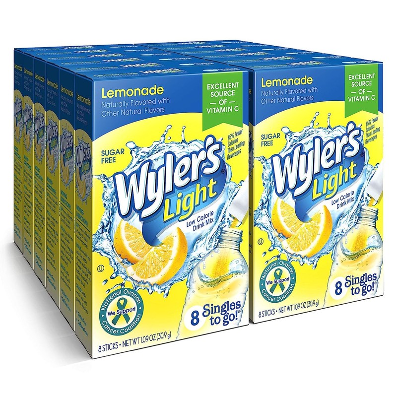 Wyler's Light Singles To Go Powder Packets, Water Drink Mix,