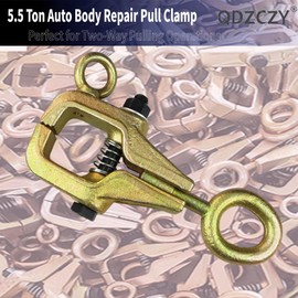 QDZCZY 2-Pack Auto Body Repair Clamp Self-Tightening Tool 5 Ton 2-Way Pull Clamp with Top and Straight Pull Force for Automotive Body Frame Repair Tool Kit