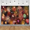 7x5ft Firework Backdrop Night Sky Fireworks Photography Background Christmas New