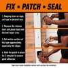Gorilla Waterproof Patch & Seal Tape, Black Tape, 4" x