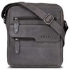 ROYALZ 'Oregon' Leather Shoulder Bag Men's Small Leather Vintage Men's