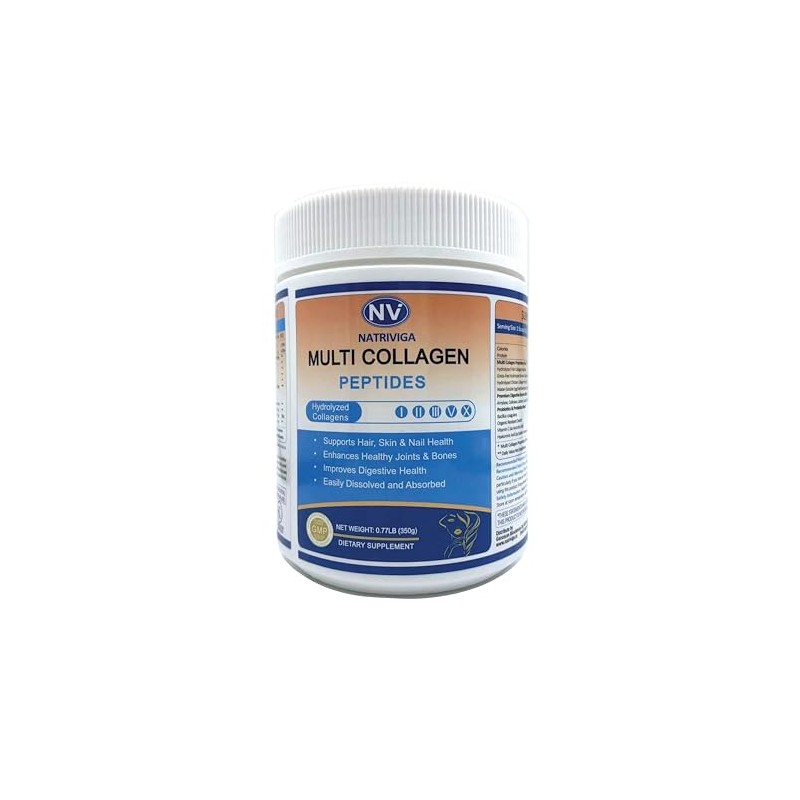 NATRIVIGA Multi Collagen Peptides 35 Servings