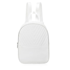 Energather Womens Backpack, PU Leather Backpack for Women and Girls, Women's Fashion Backpacks Ladies Backpacks with Adjustable Strap for Travel, Shopping, Dating (white)