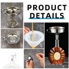 Baderke 17 pcs Stainless Steel Funnel Set Wide Mouth Canning