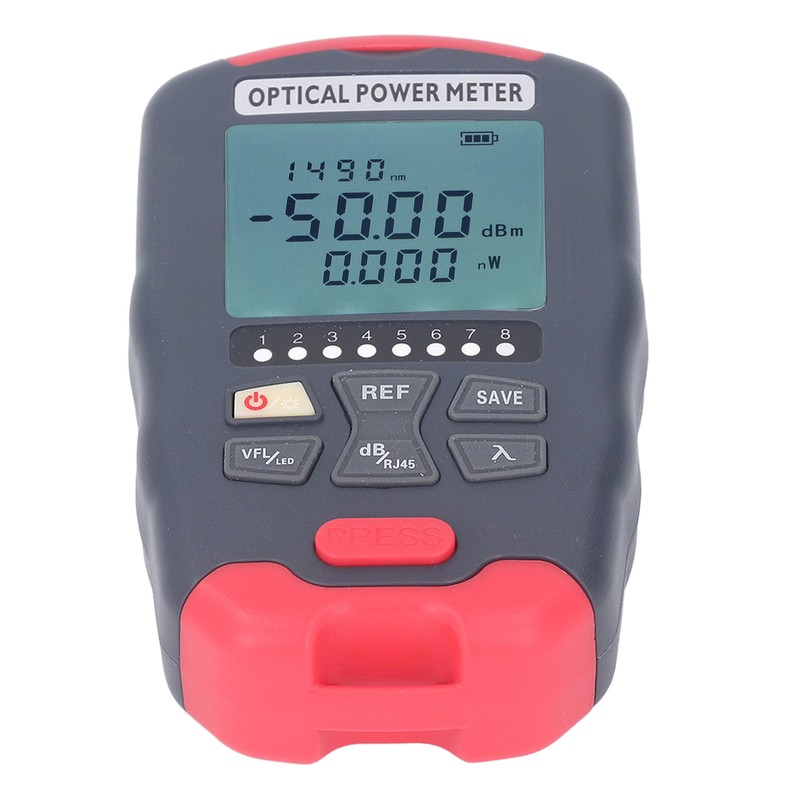 20KM Fiber Optic Power Meter Red Light VFL Visual Fault