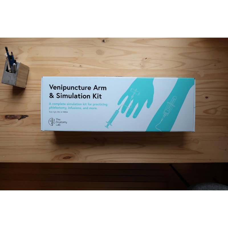 Anatomy Lab Premium IV and Venipuncture Training, Phlebotomy Practice Kit,
