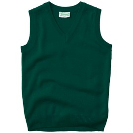 CLASSROOM Little Boys' Uniform Sweater Vest, Hunter, Small