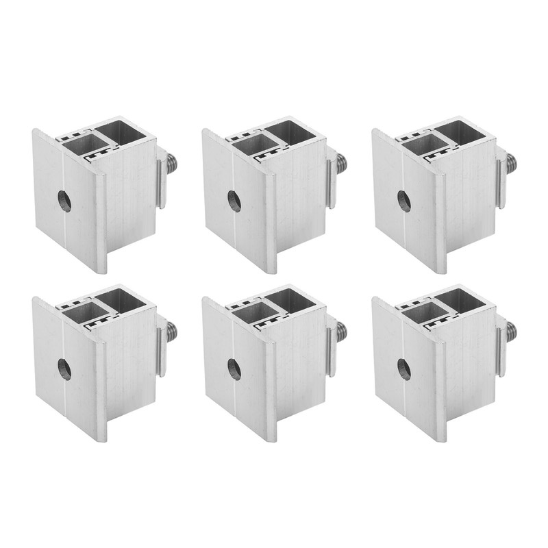 10Pcs Adjustable PV Solar Panel Middle Clamp Aluminum Alloy Photovoltaic