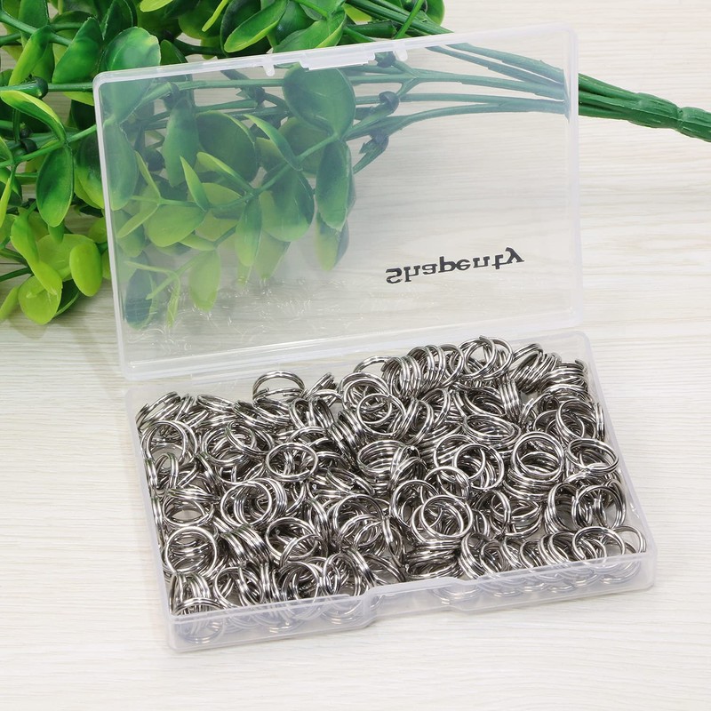Stainless Steel Double Loop Split Rings Small Key Ring Chain