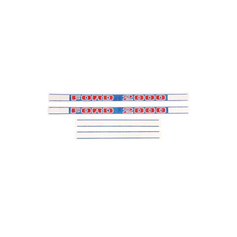 APUK Hood Bonnet Decal Sticker Set Kit Transfer Later Models