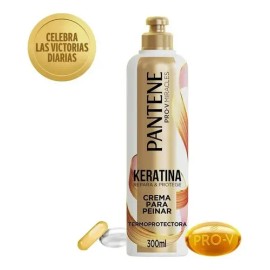 Crema Peinar Pantene Pro Miracles Keratina Repara
