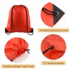 FEPITO 2-15 Pieces Drawstring Backpack Backpack Cinch Bag Sports Bag