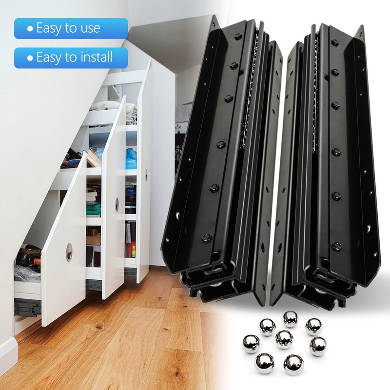 ACXFOND 1 Pair Undermount Heavy Duty Drawer Slides 16 Inch