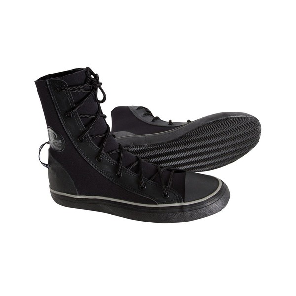 O'Neill Wetsuits Men's Freaksneak 3 mm Hi-Top Boot, Black, 7