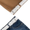 KM Legend Mens Leather Dress Belt for Work Business and