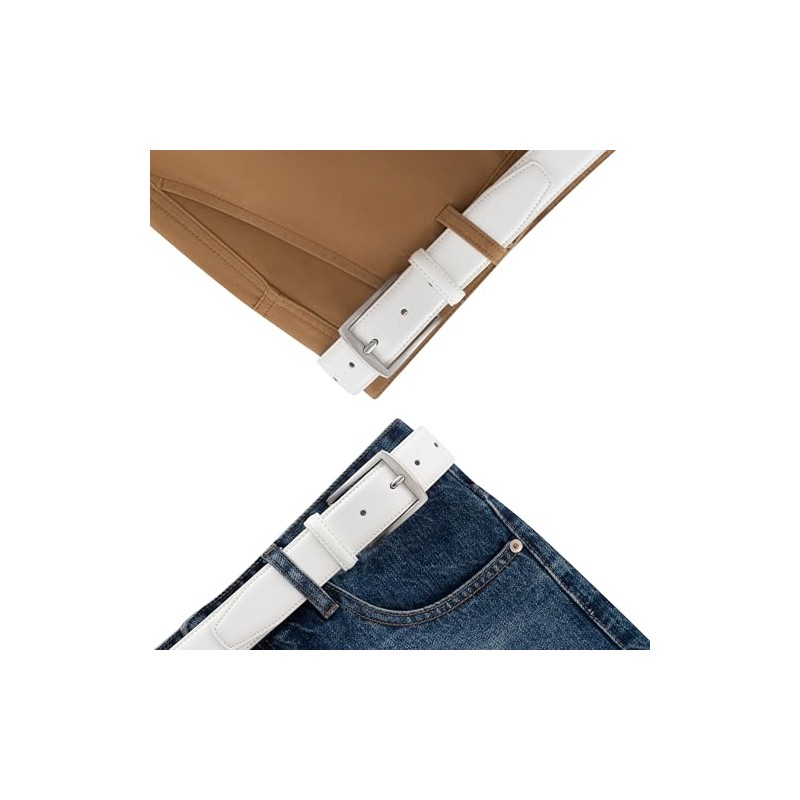 KM Legend Mens Leather Dress Belt for Work Business and