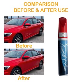 Supersonic Red 3U5 Touch Up Paint for Toyota Exact Match,Car PaintPen Scratch Repair 2 in 1 Touch Up Paint,Car Scratch Remover for Deep Scratches Color-Matched