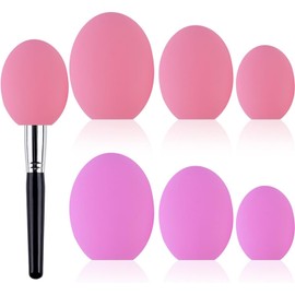 THJOPOKEEL 6 piezas Estuche Para Brochas De Maquillaje Funda Protectora Para Brochas De Maquillaje Funda Protectora Para Brochas De Maquillaje Bolsa Organizadora De Maquillaje Fundas.(Rosa, púrpura)