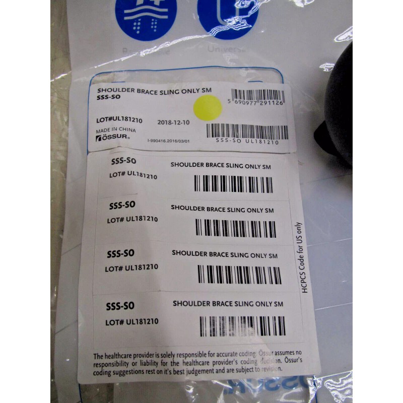 Össur Ossur Form Fit Shoulder Brace Immobilization Sling Only Small