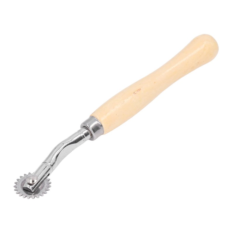 Kadimendium Paper Perforator Tool, Tracing Wheel Sewing Real Wood Handle