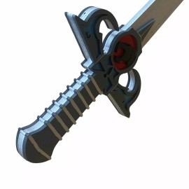 AllTru2U Child Sized ThunderCats Lion-O Sword of Omens | 25" Handmade Wooden Toy Sword