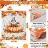 yuboo Fall Gnome Blanket Autumn Pumpkin Maple Leaves Blankets Fall