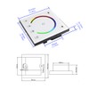 AMKI LED Wall Switch Dimmer,LED Controller,Wall- Mounted Plastic Cover Touch