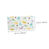 BIUDECO Dinosaur Pattern Crib Fitted Sheet Cotton Cradle Sheet Breathable