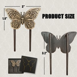 Vintage Brass Butterfly Book Clip – Hands-Free Page Holder for Journals and Books, Ideal Gift for Readers and Writers