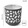 KONZEPT Flower Pot with Insert (Diameter 19 cm) - Large