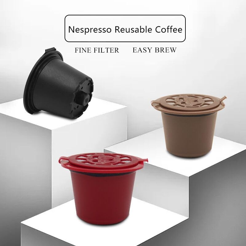 Reusable Coffee Pods For Nespresso OriginalLine, BENFUCHEN Refillable Coffee Capsule