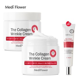 Medi Flower Collagen Wrinkle Cream 250mlx2 + The Collagen Eye Cream 40ml / 메디플라워  콜라겐 링클 크림 250mlx2개+더 콜라겐 아이크림 40ml