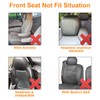 Bittwee Car Seat Cover Full Set, Breathable Washable Vehicle Front
