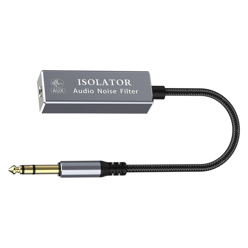 Ground Loop Noise Isolator, Noise Filter for Car Audio/Home Stereo