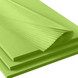 Crown Display 120 Sheets of Neon Green Tissue Paper - 15" x 20" Packing Paper Sheets For Moving - 10lb Wrapping Paper - Newsprint Paper For Packing, Gift Wrapping, Moving Supplies & Protecting items