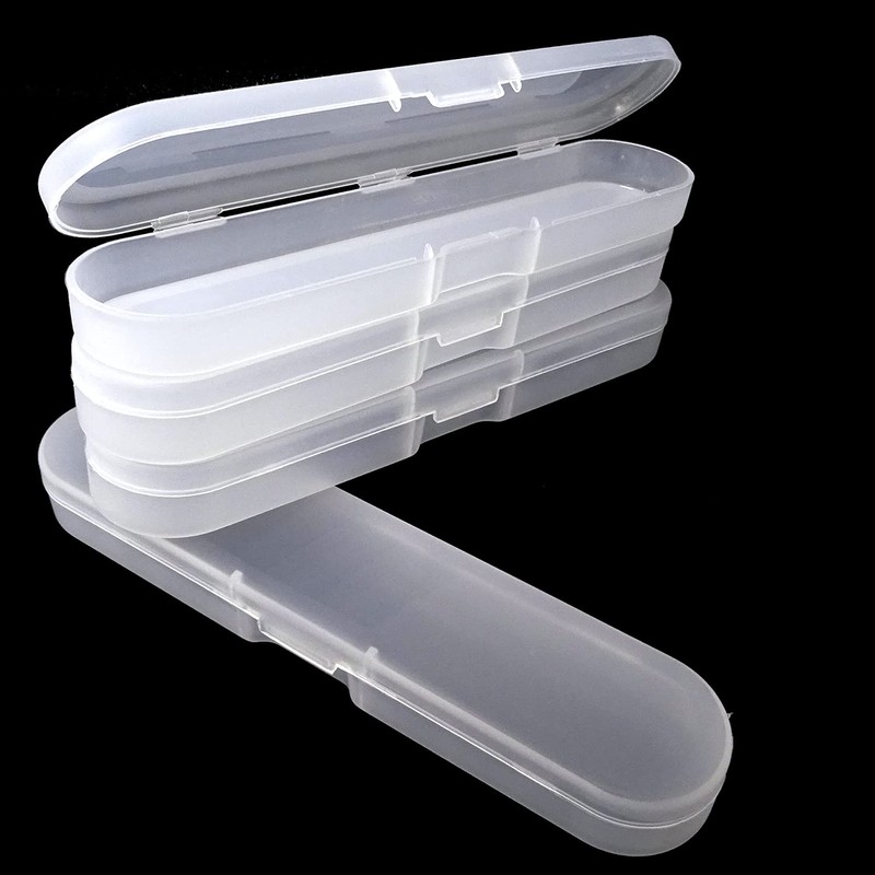 Honbay 4PCS Plastic Digital Thermometer Storage Case Containers Acne Needle