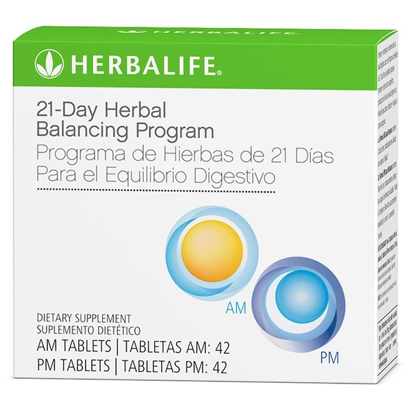 Herbal Balancing Program of 21-Days 42 Tablets for AM/42 Tablets for PM Dietary Supplement