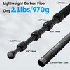 SIRUI Lightweight Carbon Fiber Travel Tripod, 55.1" Camera Tripod with