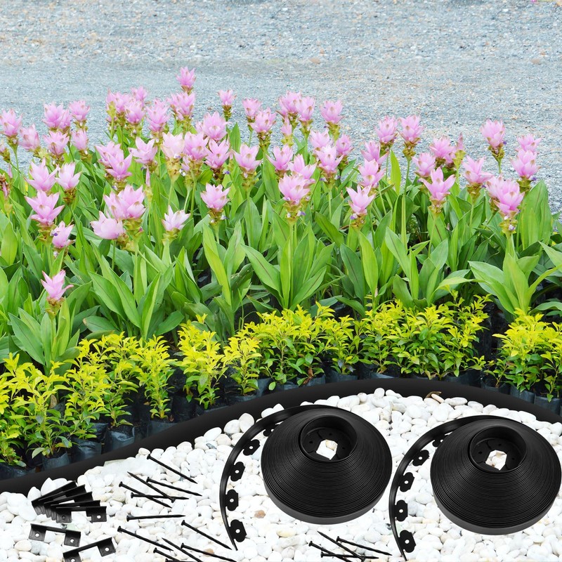 Sasylvia 2.5'' x 200' Landscape Edging Kit Edging Border Coil