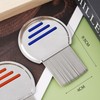 2 PCS Stainless Steel Lice Combs, Professional Stainless Steel Nit
