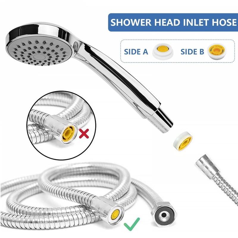 DGHOME Shower Flow Reducer Limiter Water Saving Shower Adapter 6