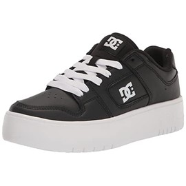 DC Shoes DC Manteca 4 Zapatos de Skate con Plataforma para Mujer, Negro/Blanco, 22.5 cm