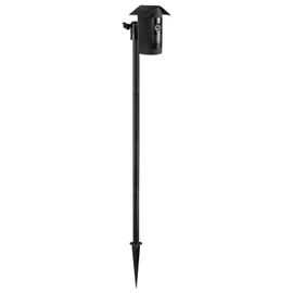 Holicfun Stake Mount with Birdhouse Silicone Cover for R-ing Outdoor Cam Plus Battery, Black
