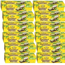 Coconut Patties, Key Lime Flavor, 12 oz, Patties, Coconut Patties, Anastasia Coconut Patties Original, Florida Candy, Lime Coconut Candy (PACK 12)