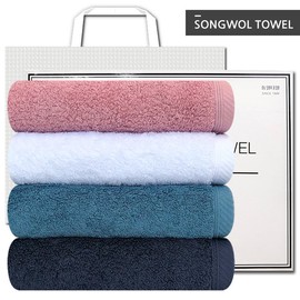 Songwol Towel Songwol Hotel Towel 40 count 180g Hestige 5 piece gift set, 03 Jinhaneul / 송월타올 송월 호텔수건 40수 180g 헤스티지 5장 선물세트, 03진하늘