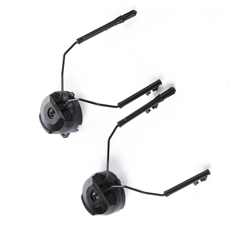 1Pair Headset Helmet Adapter Fast Helmet Rail Suspension Bracket Noise